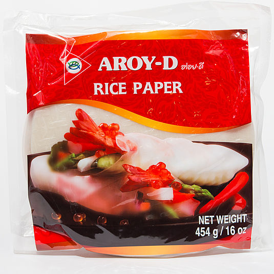 Рисовая бумага круглая AROY-D, 22см, 50 л/упак (44 шт/кор)