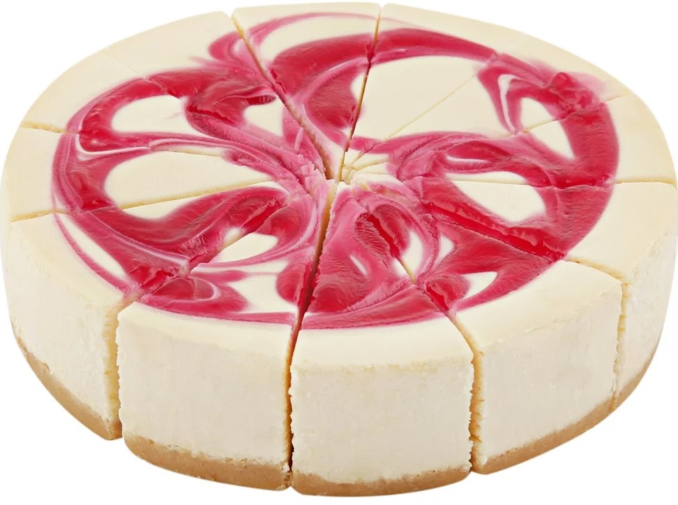 Чизкейк (суфле) New-York с малиной 1,2 кг.(4шт/кор.)