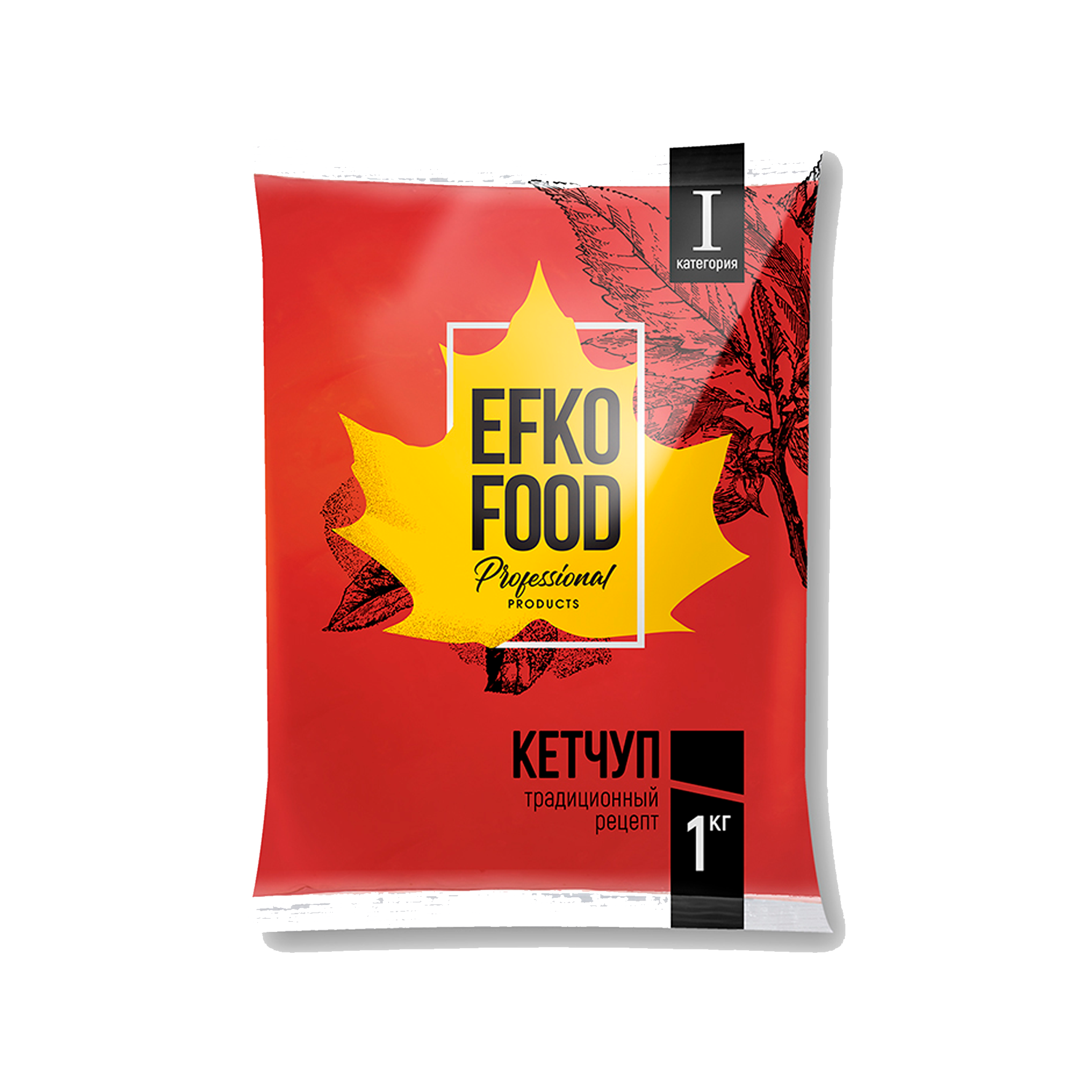 Кетчуп томат. EFKO FOOD, 1 кг. (10 шт/кор)