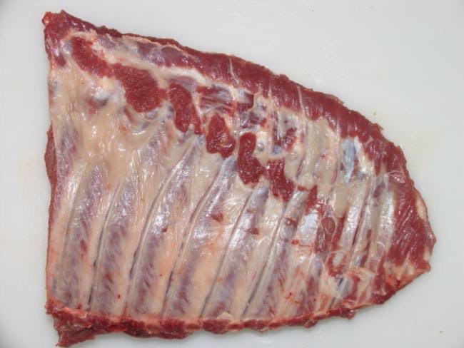 Ребрышки свиные грудные . вес.