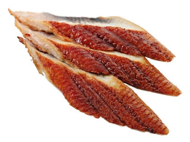 Угорь жареный 16-18 унц (тех. глазурь) вал 10кг/кор