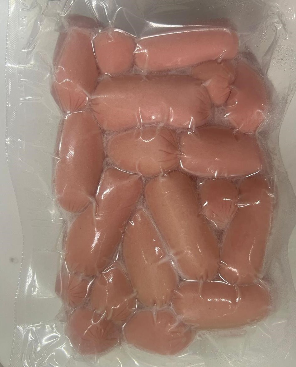 Сосиски Мини с молоком. зам. в/у вес.