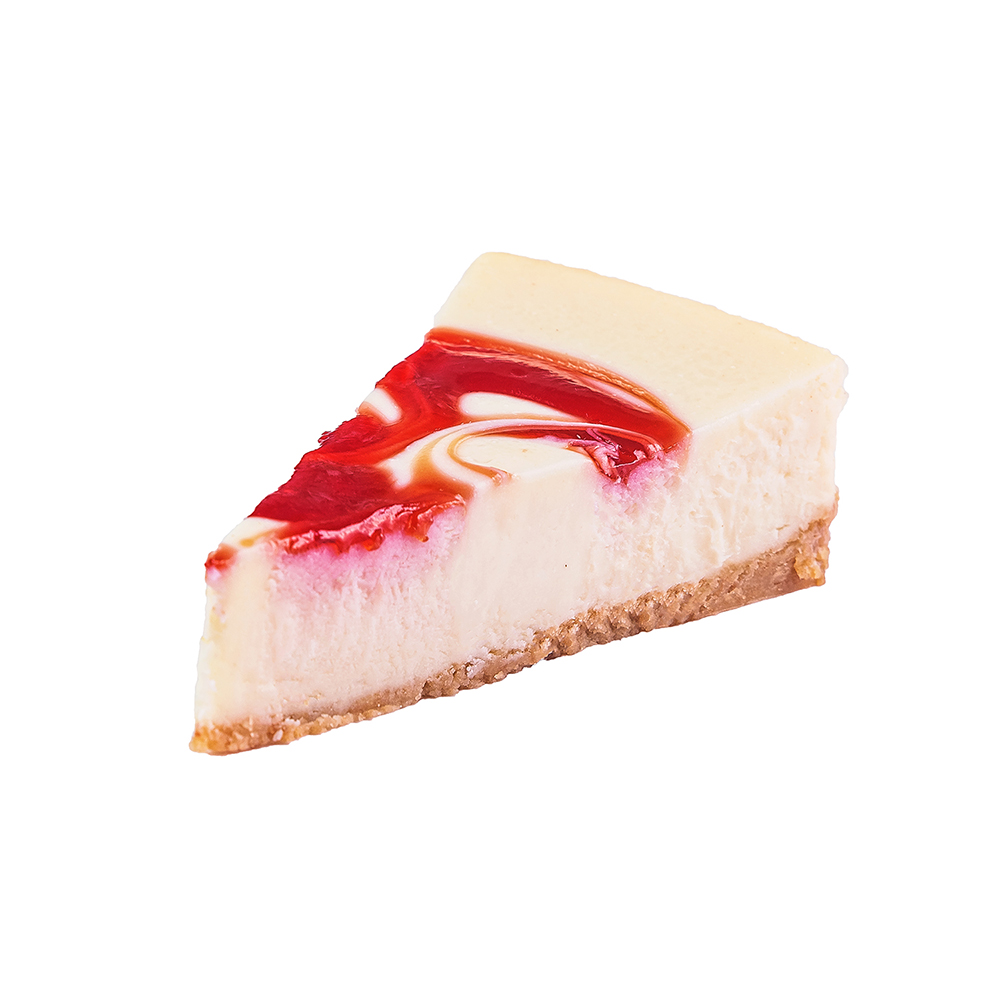 Чизкейк (суфле) New-York с клубникой  1,2 кг.(4шт/кор.)