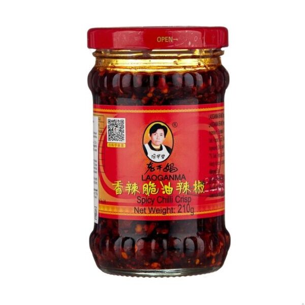 Острый соус с хрустящим перцем чили" Lao Gan Ma , 210 гр (24 шт/кор)