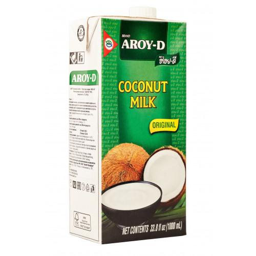 Кокосовое молоко "AROY-D" 1 л Тetra Pak (12 шт/кор) изображение 1
