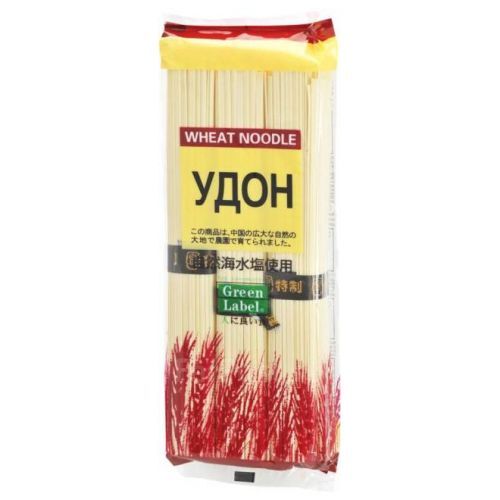 Лапша пшеничная Удон Green Label 0,3 кг (40 шт/кор)