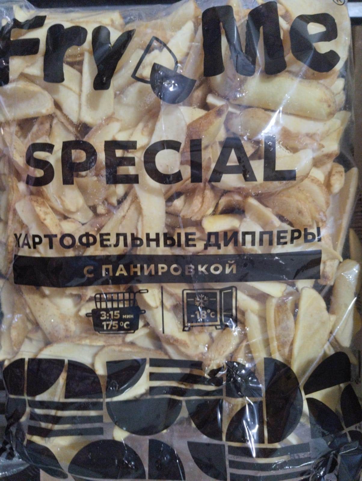 Картофель дипперы с панировкой Special 2,5 кг(5 шт/кор)