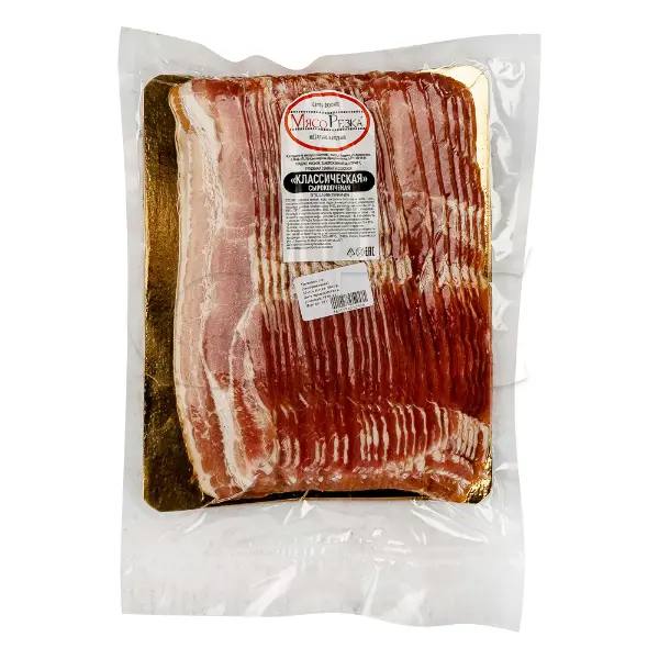 Грудинка свиная с/к (бекон) Мясорезка, 0,500 кг (26шт/кор)