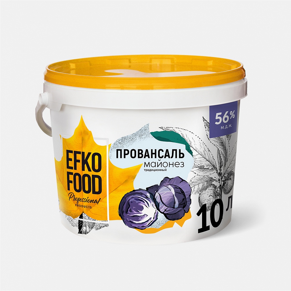 Майонез 56% "EFKO FOOD Professional"/ 10 л. изображение 1