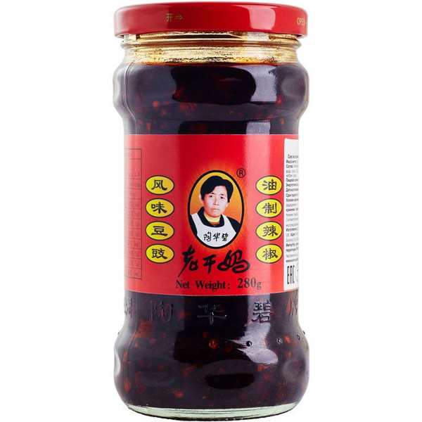 Соус из черных соевых бобов "Lao Gan Ma" , 280 гр (24 шт/кор)