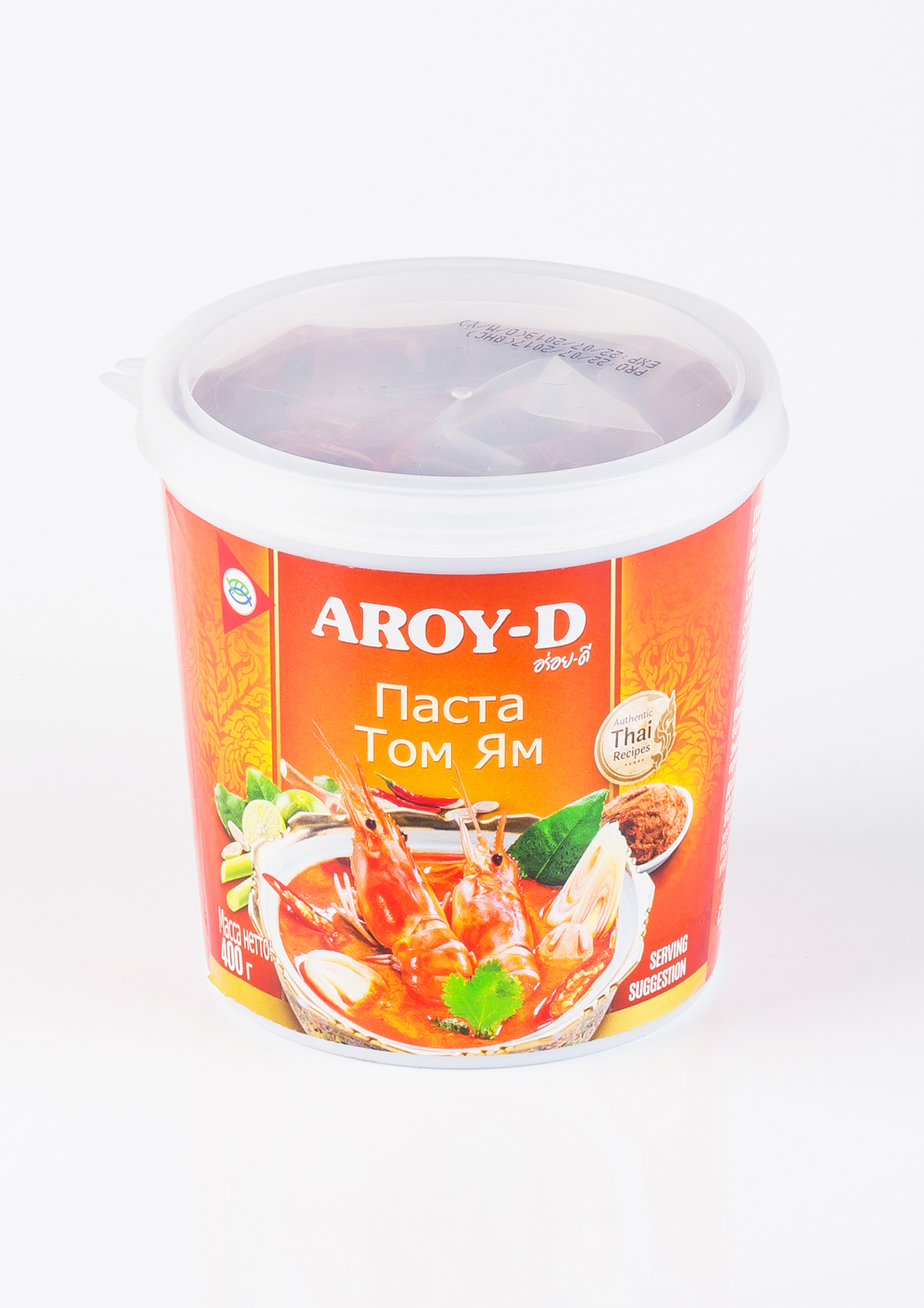 Паста Том Ям 400 г AROY-D (24 шт/ кор.) изображение 1