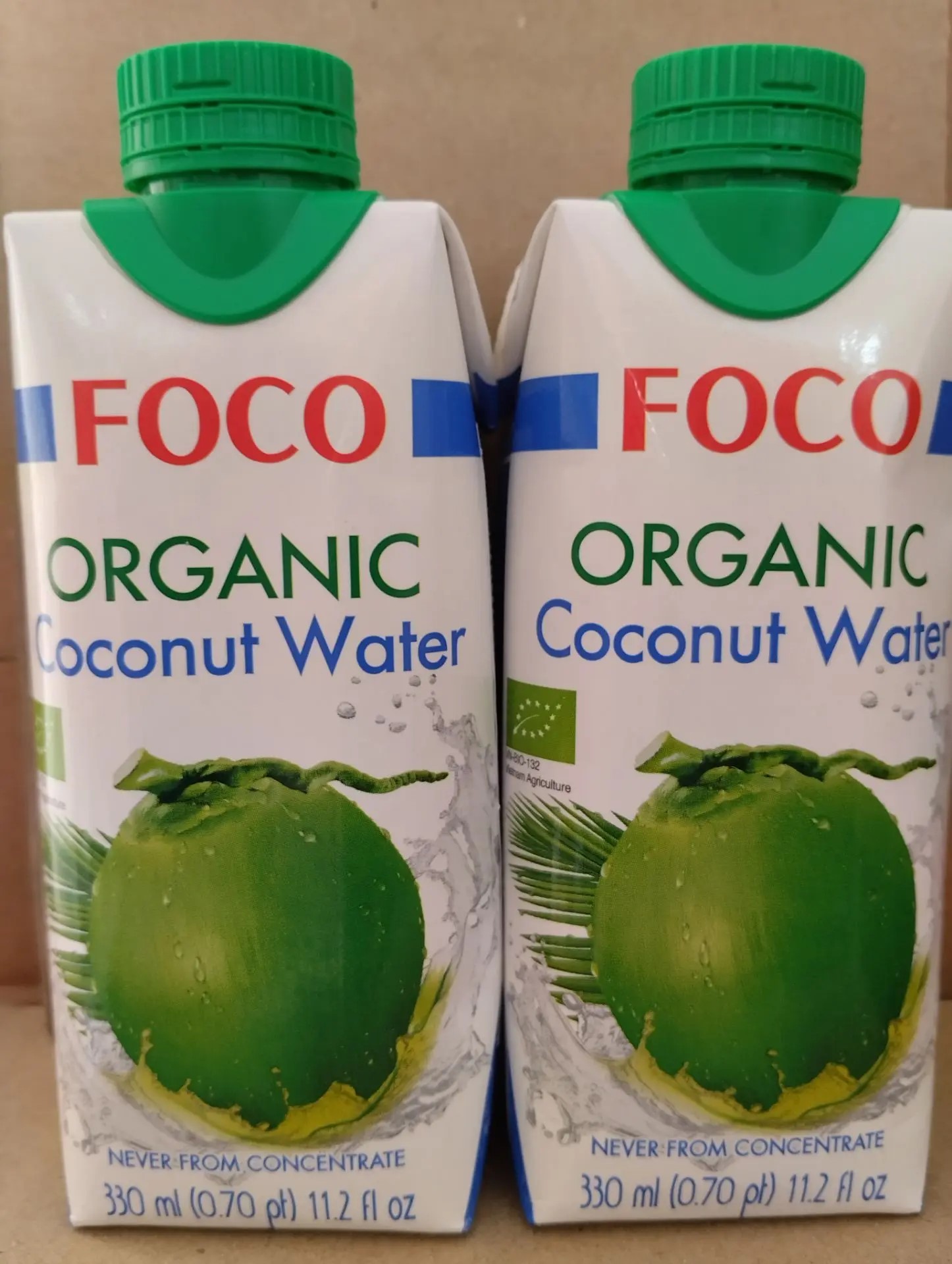 Кокосовая вода Foco, 330мл (12 шт/кор)