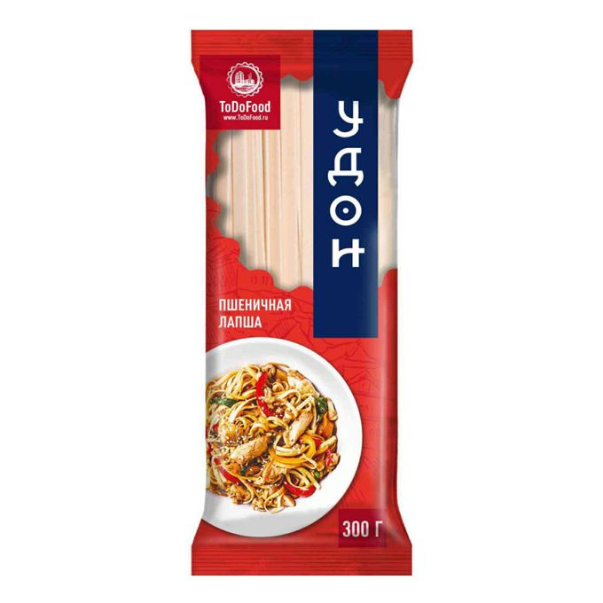 Лапша пшеничная Удон 0,3 кг "ToDoFooD" (40шт/кор)