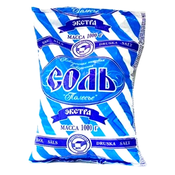 Соль Экстра "Полесье" 1 кг