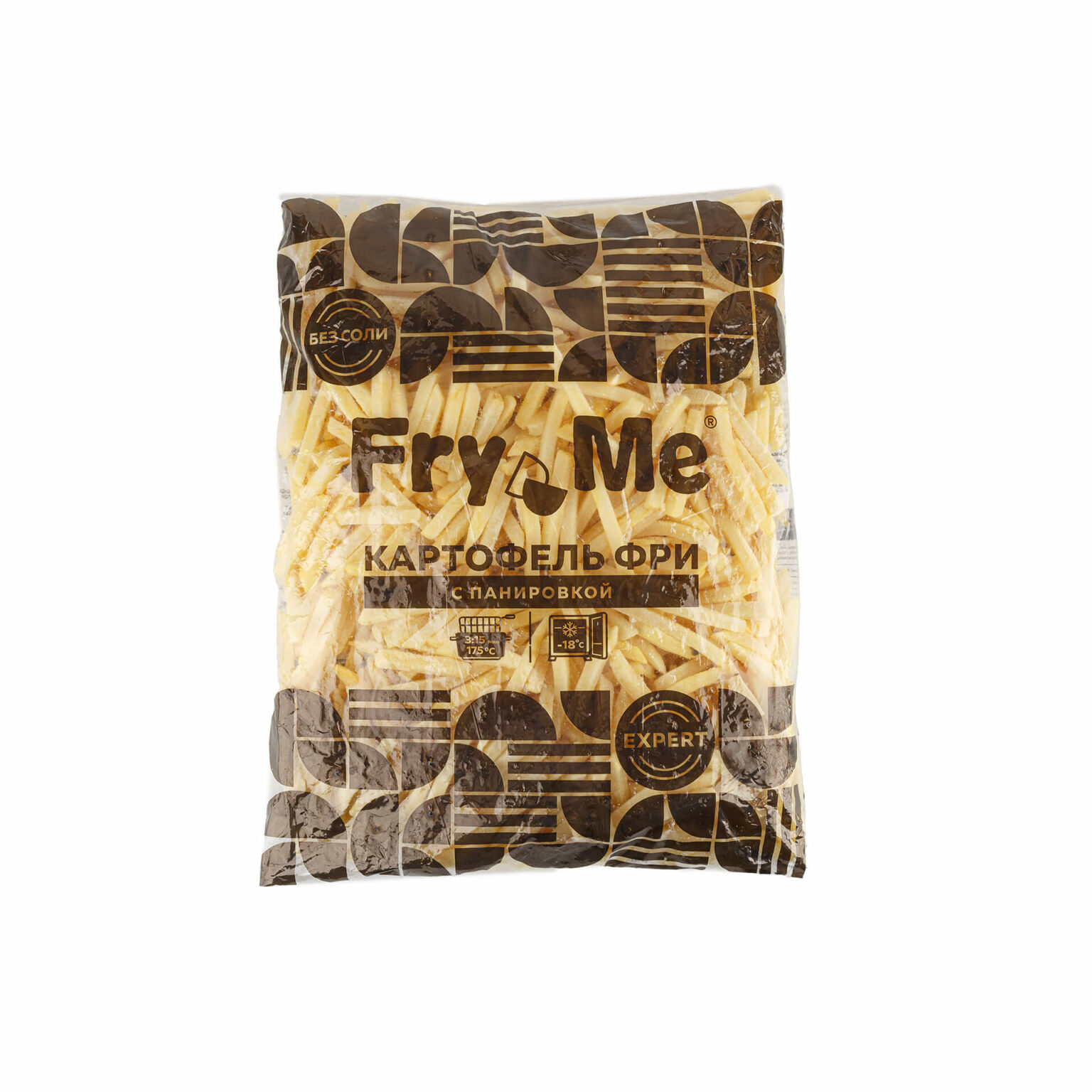 Картофель фри в панировке 9*9 2,5 кг Fry Me Expert  (5 шт/кор)