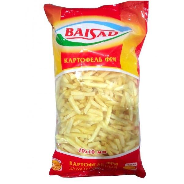 Картофель фри Байсад 10*10 2,5 кг. (4 шт/кор)