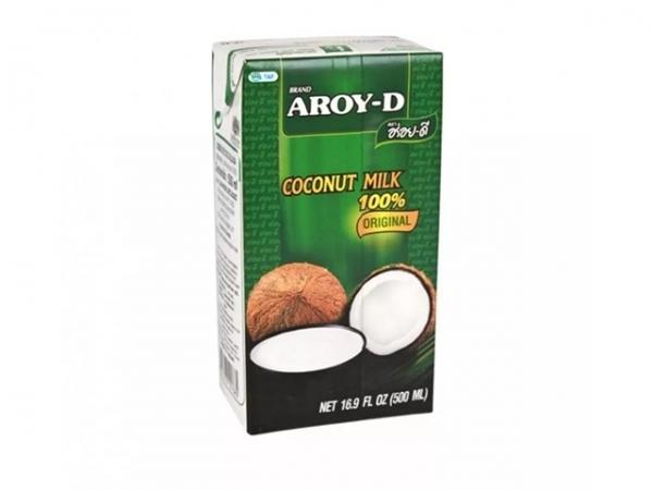 Кокосовое молоко "AROY-D" 0,5 л Tetra Pak (24 шт/кор) изображение 1