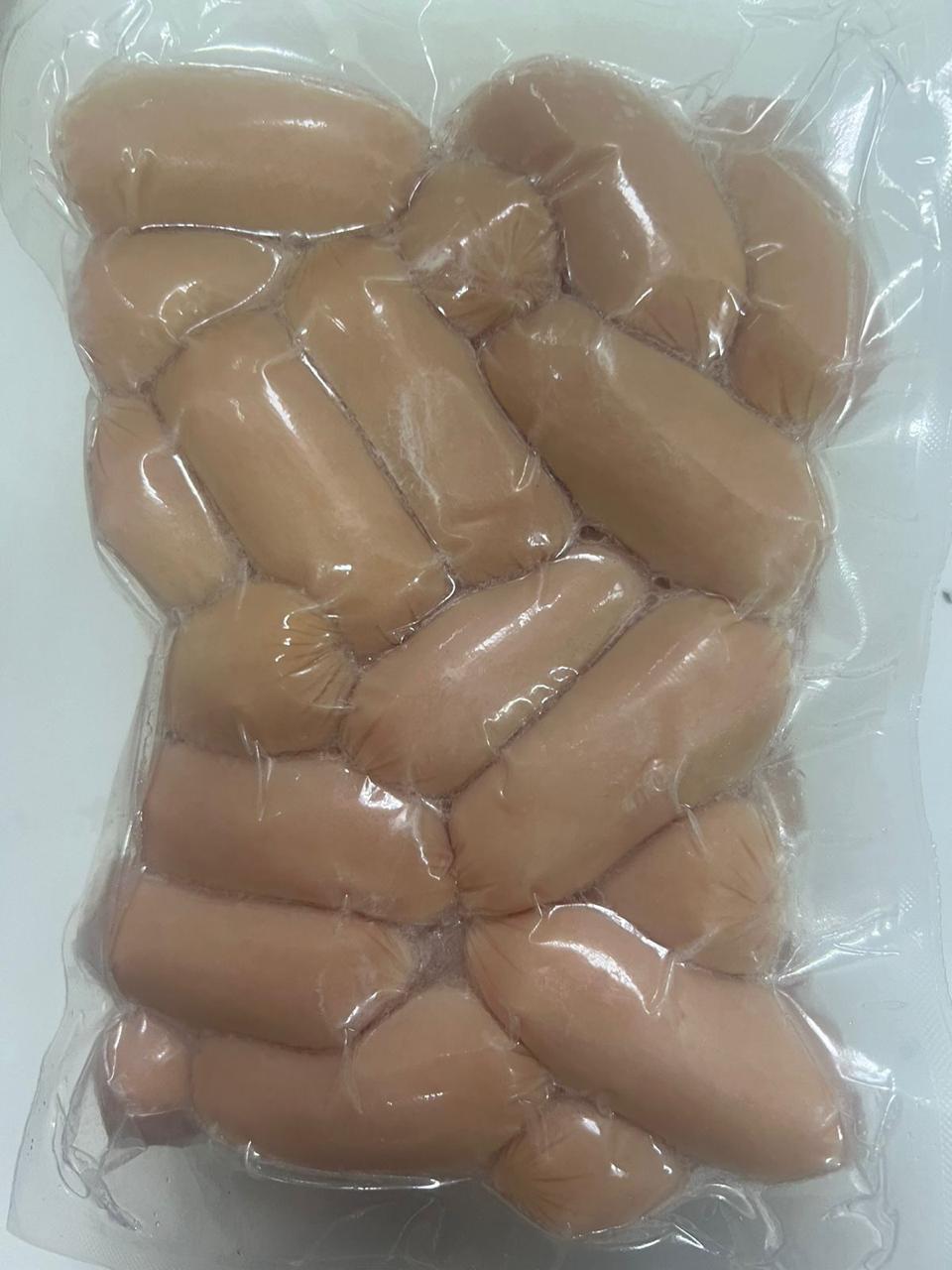 Сосиски Мини куриные. зам. в/у вес.