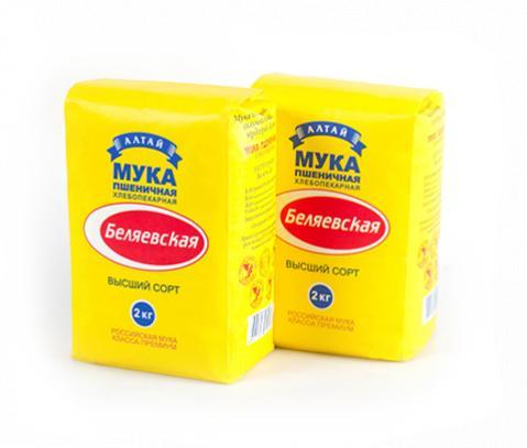 Мука пшенич."Беляевская",в/с 2 кг(6шт/кор)