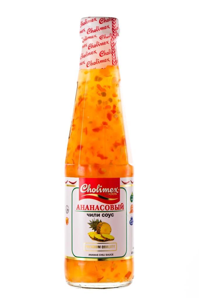 Соус Чили Ананасовый ст/б 270гр (24 шт/кор)