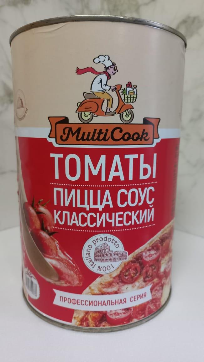 Соус томатный для пиццы "Multicook", классический 4,1 кг