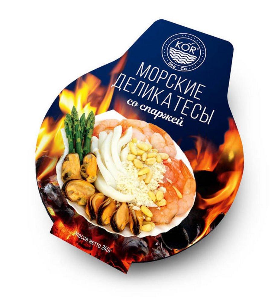 Морские деликатесы Kor Sea Co, со спаржей (235 гр/шт)