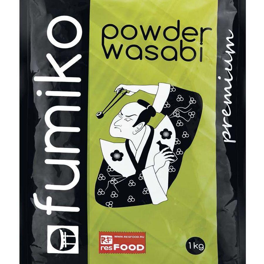 Васаби порошок Fumiko Premium 1,0 кг Китай (10 шт./кор)