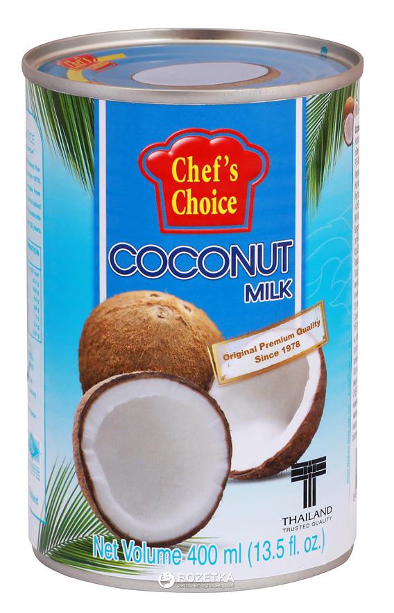 Кокосовое молоко "Chefs Choice" 0,4 л (24 шт/кор)